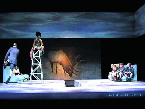 2003.Bühne und Kostüm:„Die Nibelungen“ von Friedrich Hebbel.Regie: Tilman Gersch.Bühne Deutsches Theater Göttingen